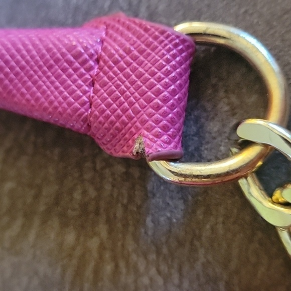 Justfab Barbie Hot Pink Dome Satchel FLAWED - Picture 3 of 9